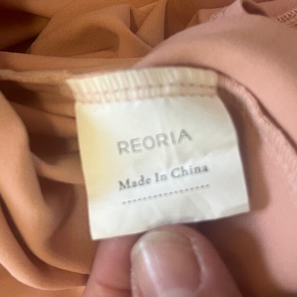 Reoria Blush Pink Sleeveless Bodysuit Womens Size Medium One Piece Feminine Soft - Picture 7 of 9